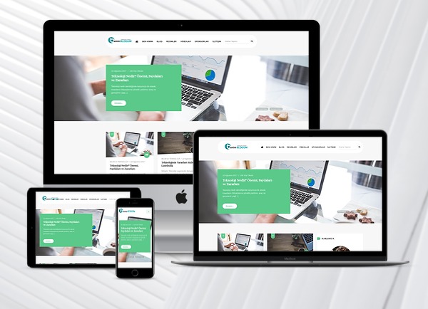 Kişisel Blog Hazır Web Sitesi 