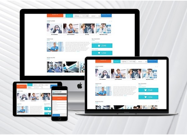 Doktor / Klinik Hazır Web Sitesi