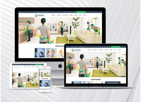 Temizlik Firmaları Hazır Web Sitesi