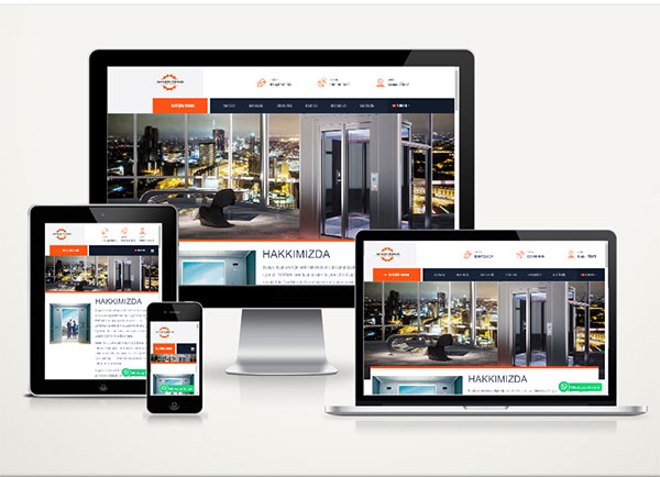 Asansör Firma Hazır Web Sitesi