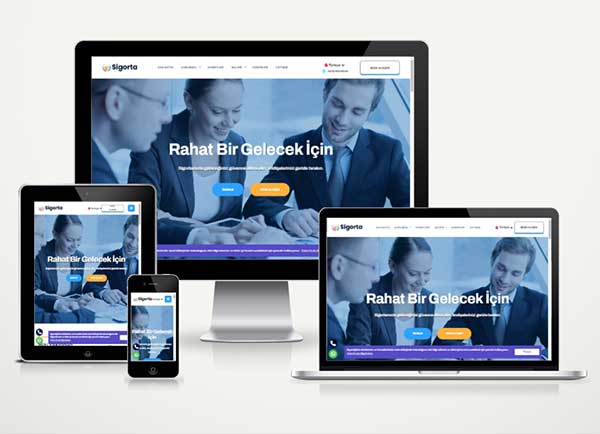 Sigorta - Kasko Firması Hazır Web Sitesi