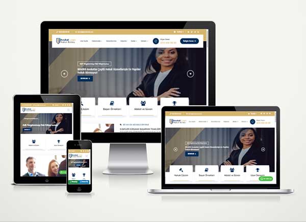 Avukat Hukuk Bürosu Hazır Web Site
