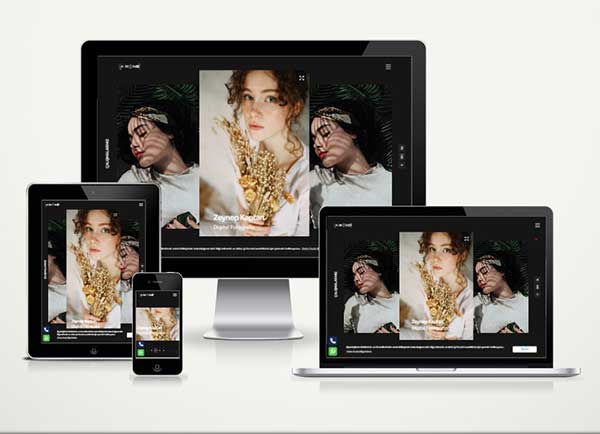 Kişisel Sanatçı Hazır Web Sitesi