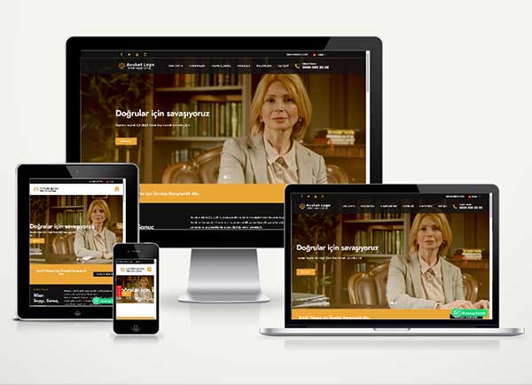 Avukat / Hukuk Hazır Web Sitesi
